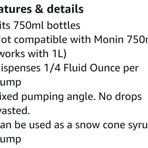 New in package gold syrup pumps 8 pk - Picture 7 of 7